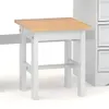 Escritorio - 5 Cajones + 1 Puerta + BANCO -Línea Monterrey - Blanco - Escritorios y sillas de escritorio, Uruguay | Ecowood, vista 3 de 4