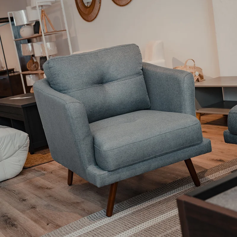 Sillon Poltrona 1 Cuerpo Trinidad - Gris Oscuro - Sillones y sofás, Uruguay | Ecowood, vista 3