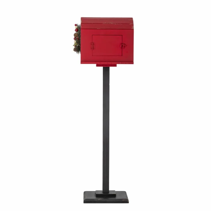 Buzón navideño alto en Rojo - Decoración, Uruguay | Martinika Deco, vista 3