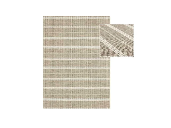 Alfombra INDY Líneas Crema -Beige en Beige - Alfombras, Uruguay | Finkel
