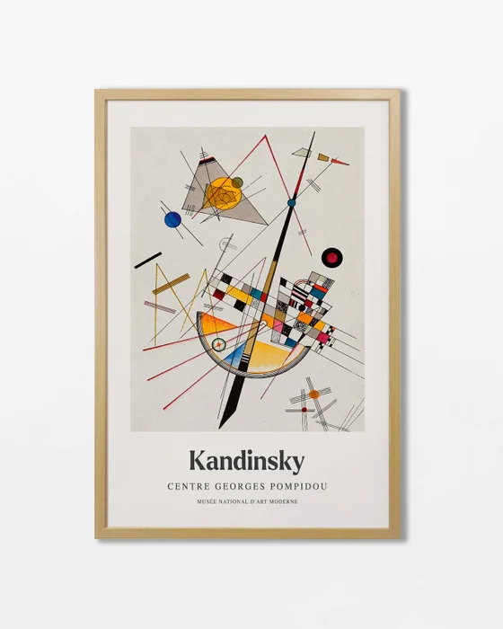 Kandinsky - Tensión suave n.º 85 en Multicolor - Láminas, Uruguay | La Cuadrería