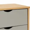 Mesa De Luz Madera Maciza Nordica 2 Cajones - Linea Dublin en Multicolor - Mesas de luz, Uruguay | Rústico Hogar, vista 5 de 5