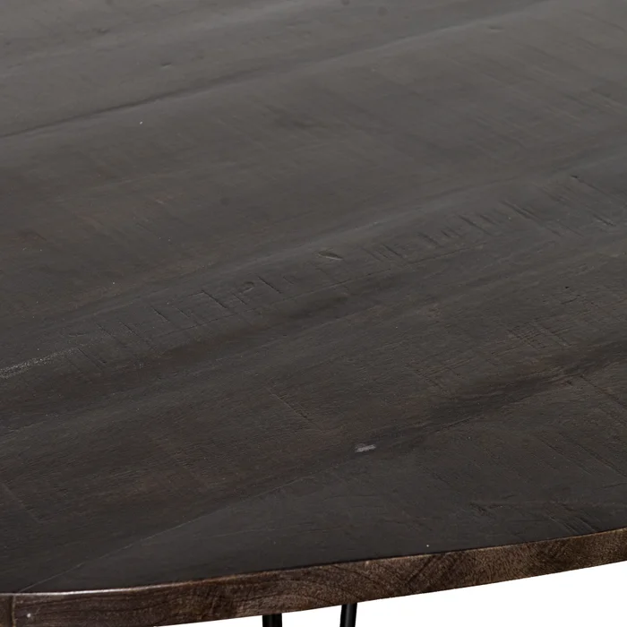 Mesa De Comedor Madera-y-metal Natural-beige Calcuta en Madera natural - Mesas de comedor, Uruguay | Divino, vista 3