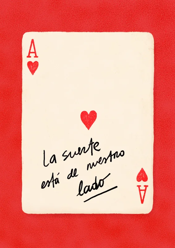 Afortunados - Cuadro con frases de amor o amistad en Multicolor - Láminas, Uruguay | Kiosko de Mar, vista 6