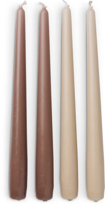 Vela HEINO marrón A25cm 4u/pack - Velas y Portavelas, Uruguay | JYSK