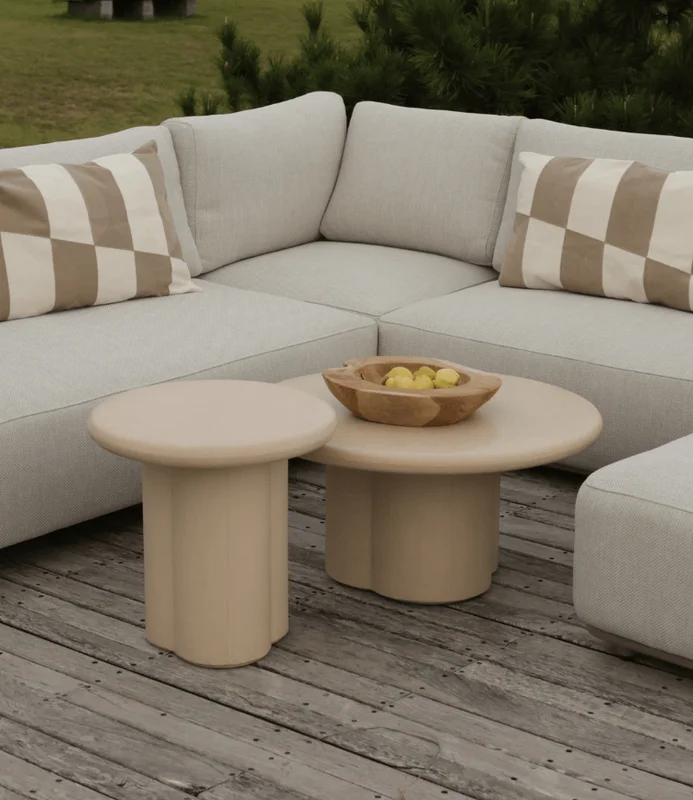 MESA LIVING OLBIA en Beige - Muebles para el exterior, Uruguay | Masinfinito Casa, vista 3