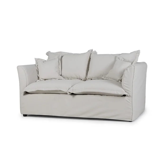 Sofá Marco con Funda - Tela Rústica - 2 cuerpos - 316/25 (Beige) en Beige - Sillones y sofás, Uruguay | NYR