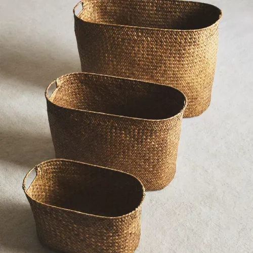 CESTA OVALADA ASAS - Canastos, Uruguay | Zara Home