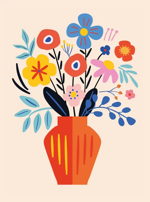 Botanical Pop en Multicolor - Láminas, Uruguay | Mara Estudio