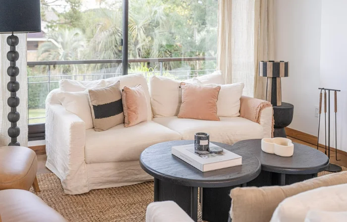 SOFA BISCARROSSE BLANCO LINO FRANCES 3 CUERPOS 206CM - Sillones y sofás, Uruguay | Masinfinito Casa, vista 2