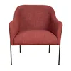 Butaca Tela-y-metal Naranja Berna Terracot en Terracota - Sillones y sofás, Uruguay | Divino, vista 3 de 7