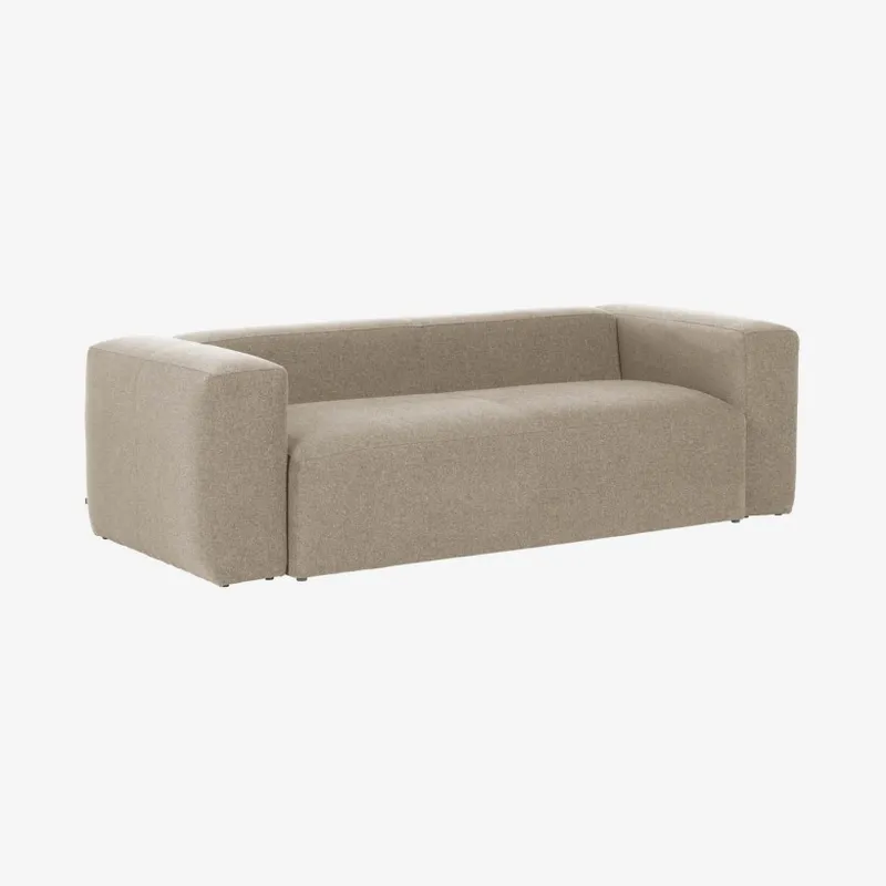 Sofá Blok 3 plazas - beige 240 cm en Beige - Sillones y sofás, Uruguay | Kavehome