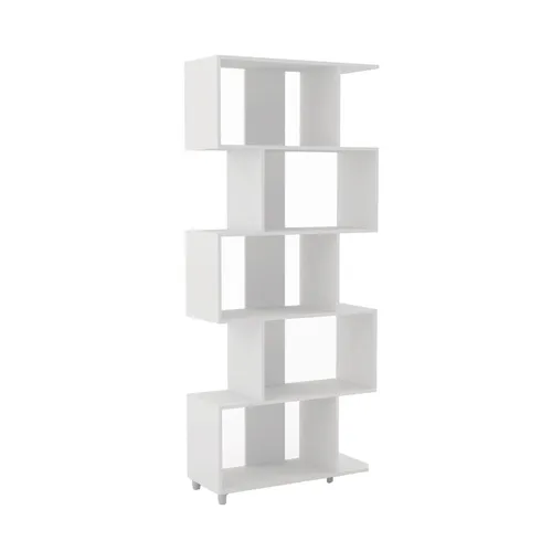 Biblioteca Estanterías Linea Retro 5 Estantes Blanco Esm209 en Blanco - Sillones y sofás, Uruguay | Soy Hogar