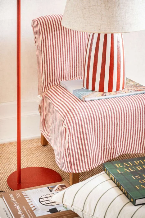 SILLA SOHO - LINO RAYAS ROJAS en Multicolor - Butacas, banquetas y puffs, Uruguay | La Iberica, vista 4