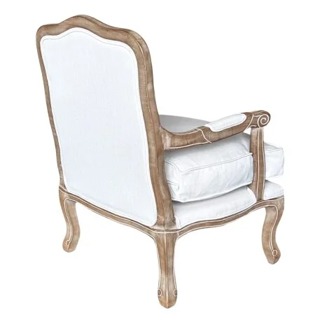 Poltrona Luis XV - Crema en Beige - Butacas, banquetas y puffs, Uruguay | La Cueva Muebles, vista 17