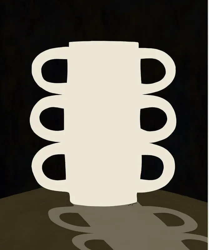 Taza infinita en Beige - Láminas, Uruguay | Mara Estudio