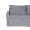 Sofá Cama Wey - Tela Microfibra - Cora 06-153 (Grafito) en Gris - Sillones y sofás, Uruguay | NYR, vista 7 de 7