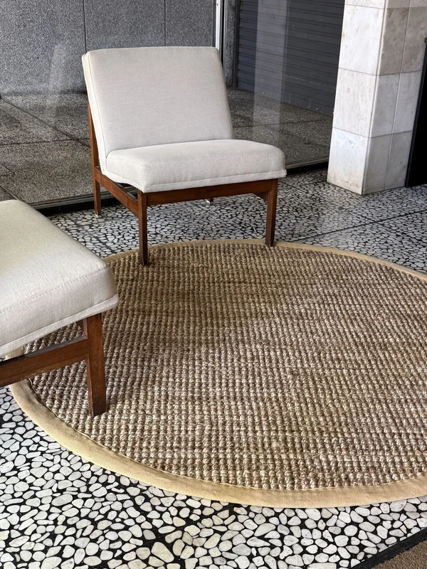 Alfombra Yute Redonda (M) - Alfombras, Uruguay | Decilo con Alma, vista 6