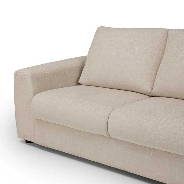 Sofá Juno - Tela Aquaclean - 2 cuerpos - A fabricar en Beige - Sillones y sofás, Uruguay | Nyr, vista 5
