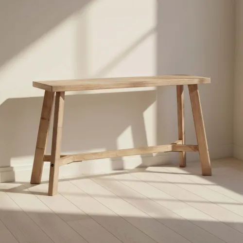 Consola Madera Natural-beige Ozzy Natural en Madera natural - Mesas de living, Uruguay | Divino