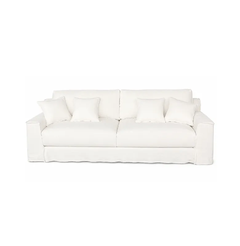 SOFÁ MILANO LINO BLANCO en Blanco - Sillones y sofás, Uruguay | Masinfinito Casa
