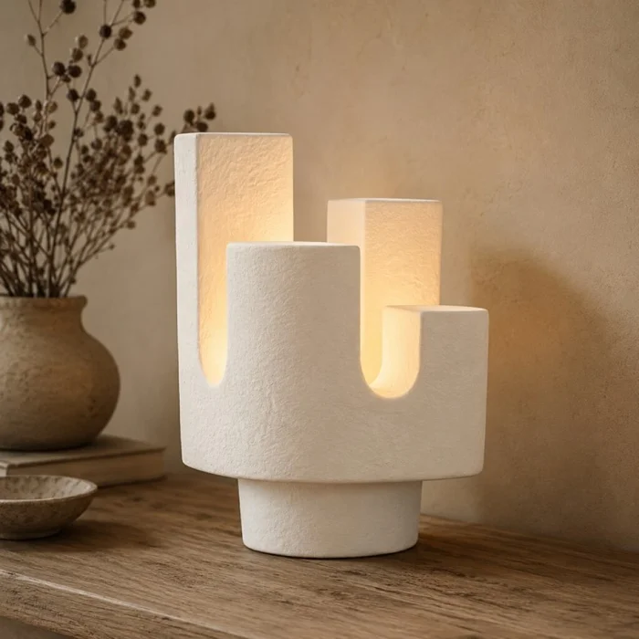 Lámpara De Mesa Cuarto en Blanco - Lámparas de mesa, Uruguay | Aihaus
