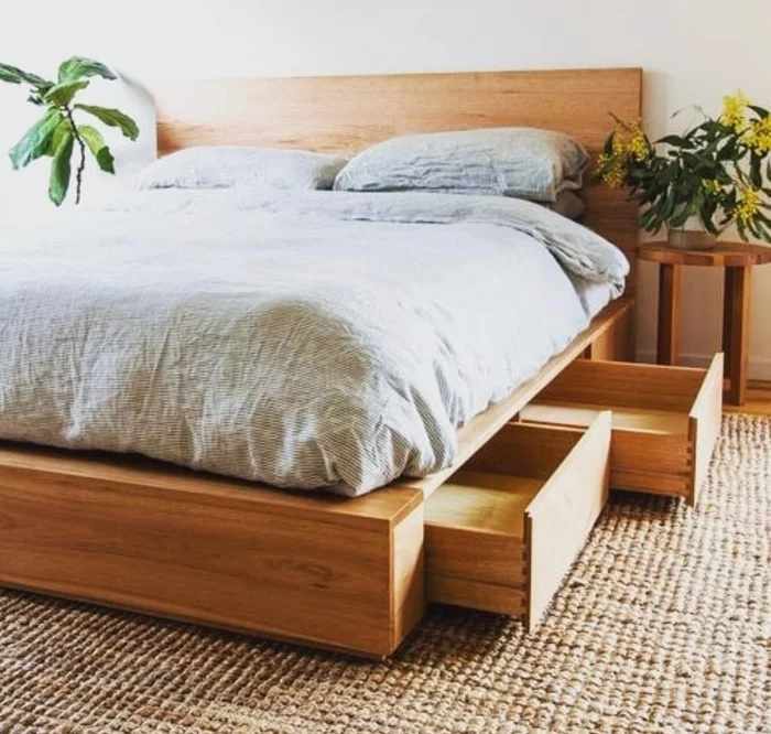 Cama Cumana en Madera natural - Dormitorio, Uruguay | Tree House Deco, vista 4