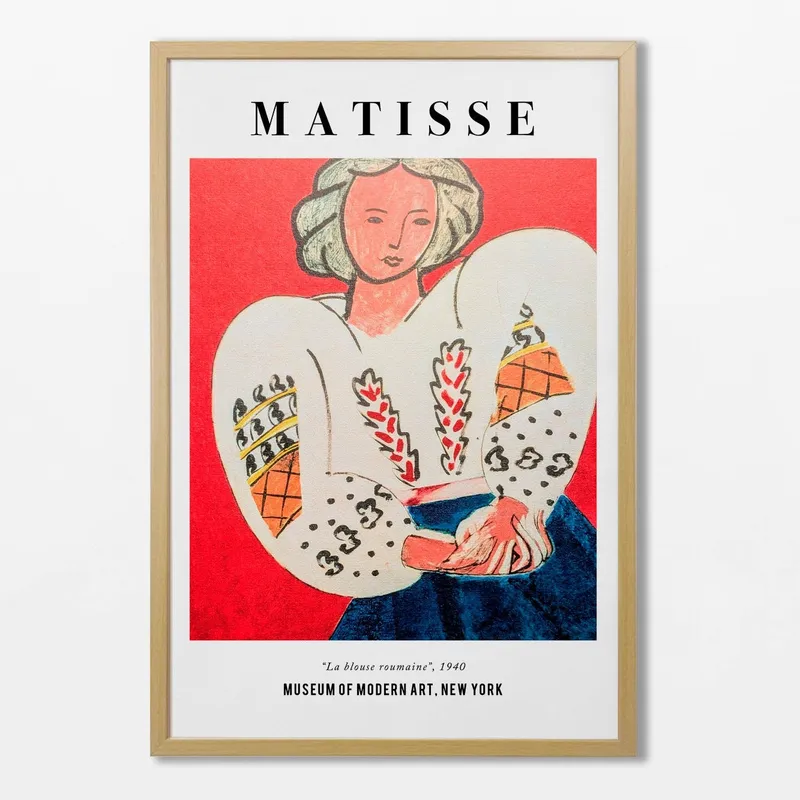 Matisse - La Blouse Roumaine en Multicolor - Láminas, Uruguay | La Cuadrería