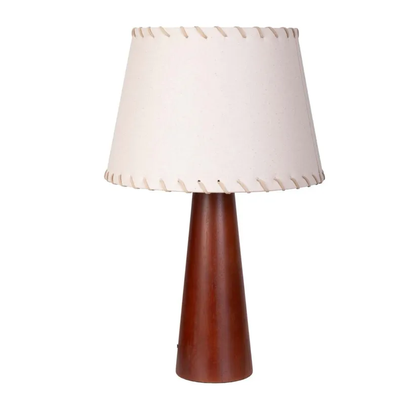 Lámpara De Mesa Ml2510 Marrón Madera Ml251009 en Marrón - Lámparas de mesa, Uruguay | Divino