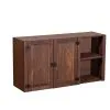 Aereo 2 Puertas 2 Estantes Linea Mexicana Mueble Cocina E978 en Madera natural - Butacas, banquetas y puffs, Uruguay | Soy Hogar, vista 3 de 6