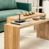 PIE DE CAMA / MESA ANGOSTA / BANCO OLMO NATURAL - 1.10 X 0.35 MTS en Madera natural - Butacas, banquetas y puffs, Uruguay | La Iberica, vista 15 de 19