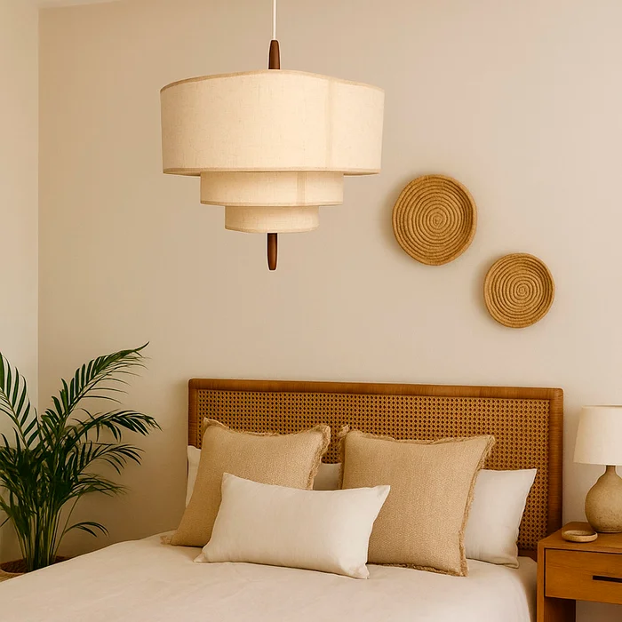 Lampara de techo Inna en Beige - Lámparas colgantes, Uruguay | Alta Gracia Deco, vista 5