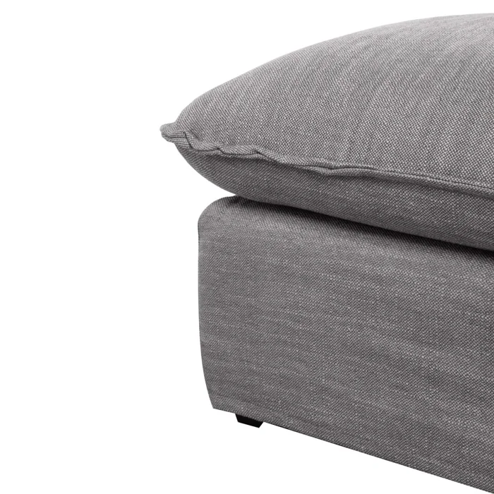 Puff Tela-premium Gris Bahamas en Gris - Sillones y sofás, Uruguay | Divino, vista 8
