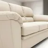 SOFA 3 CUERPOS MODELO ALIAS - 100 % EN CUERO - COLOR PERLA MATE en Off-white - Sillones y sofás, Uruguay | Champagne Home, vista 3 de 5