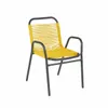 Silla de Jardín Simil Rattan - Amarillo en Amarillo - Muebles para el exterior, Uruguay | Rústico Hogar, vista 1 de 3
