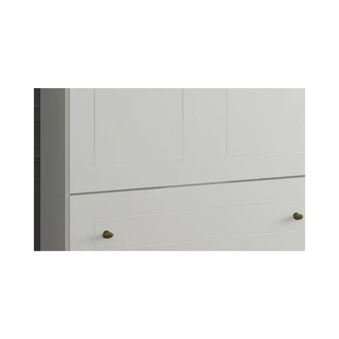 Placard Ropero 4 Puertas Mdf-y-mdp Blanco Americano en Blanco - Roperos y placares, Uruguay | Divino, vista 6