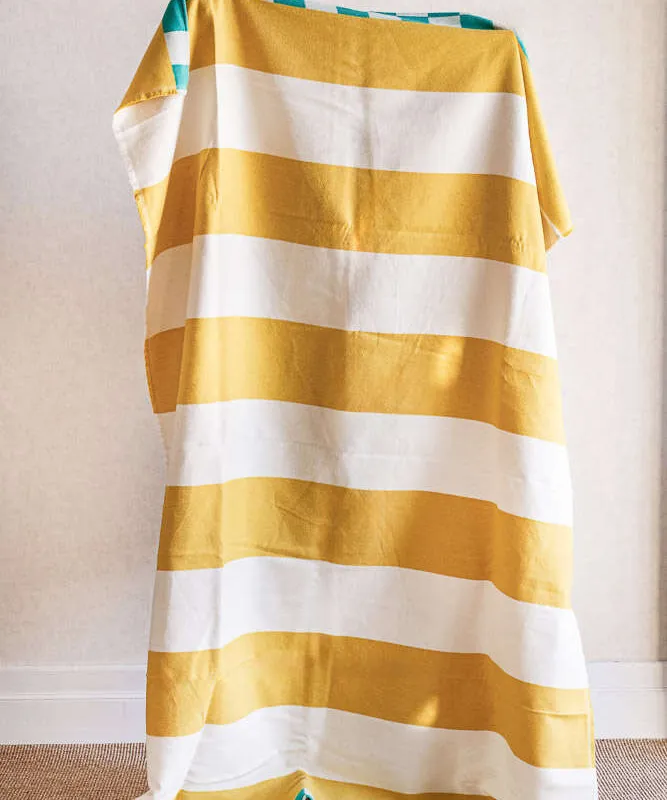 MANTA AUSTRIACA HAPPY - YELOW - 2.00 X 1.40 MTS en Amarillo - Textiles, Uruguay | La Iberica