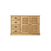 Aparador - 2 puertas - 4 cajones - Línea Oslo - Natural en Madera natural - Aparadores y recibidores, Uruguay | Ecowood, vista 4 de 4