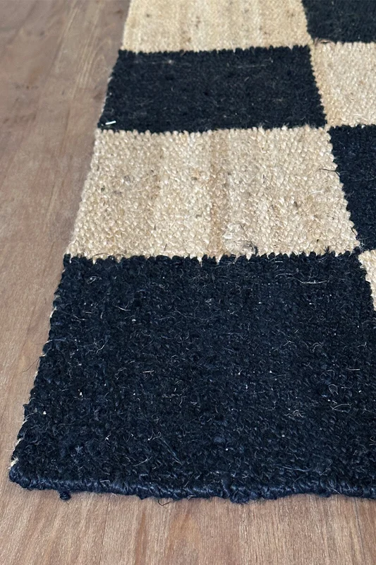 ALFOMBRA BOARD JUTE 250X350 NATURAL BLACK en Negro - Alfombras, Uruguay | Vinibel, vista 4
