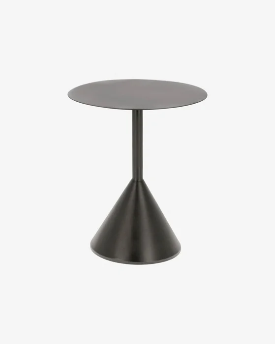 Mesa auxiliar Yinan Ø 48 cm negro en Negro - Mesas de arrimo, Uruguay | Kavehome