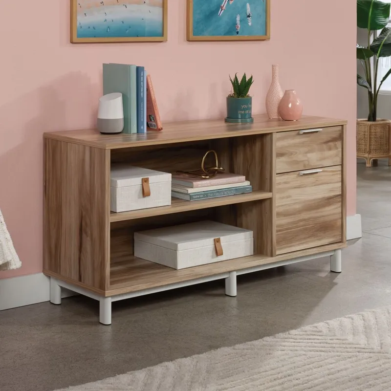 Aparador Estantería - Sauder - Credenza en Madera natural - Aparadores y recibidores, Uruguay | Rústico Hogar