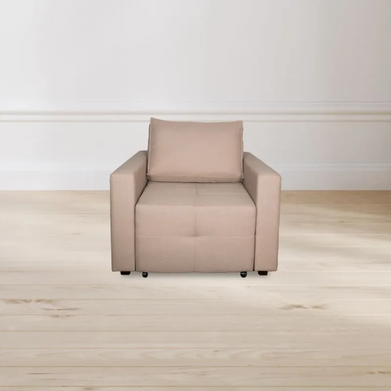 Sofá Cama Torres 1 Cuerpo - Beige en Beige - Sillones y sofás, Uruguay | Fabrica Italiana