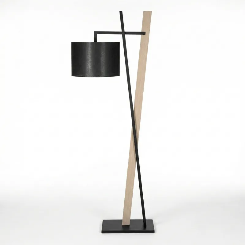 Nativo Linear Black & Wood - Lámparas de pie, Uruguay | La Perla