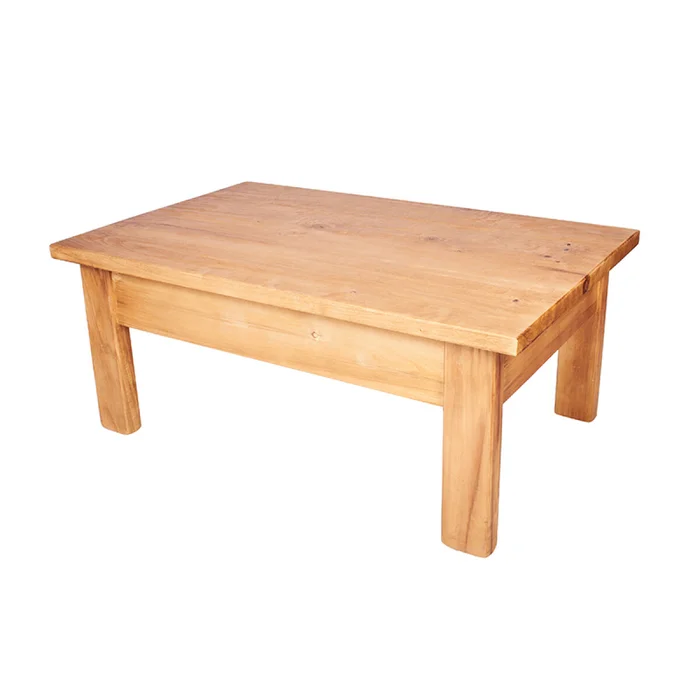 Mesa de living rustica clásica 90 — Serra Amoblamientos en Madera natural - Mesas de living, Uruguay | Serra Amoblamientos, vista 2