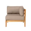 ESQUINA CANNES RIPADA ACQUABLOCK FENDI 74x74x66CM JATOBA - Muebles para el exterior, Uruguay | Vinibel, vista 4 de 6
