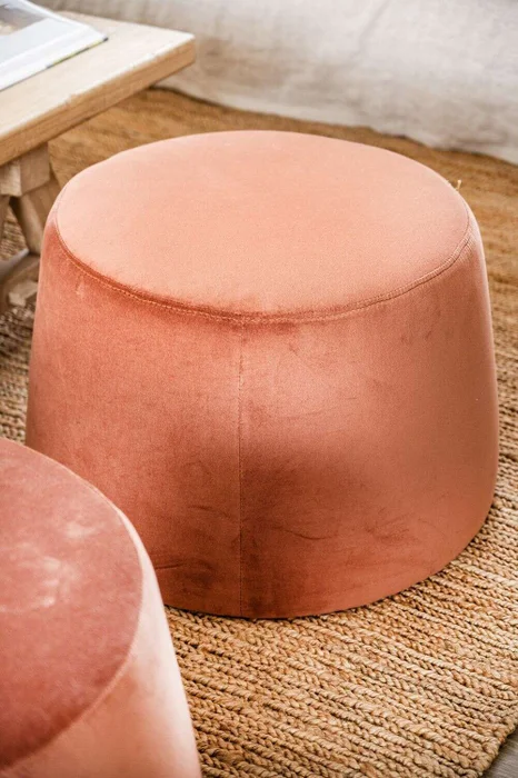 PUFF MILANO - TERCIOPELO COBRE en Cobre - Butacas, banquetas y puffs, Uruguay | La Iberica, vista 4