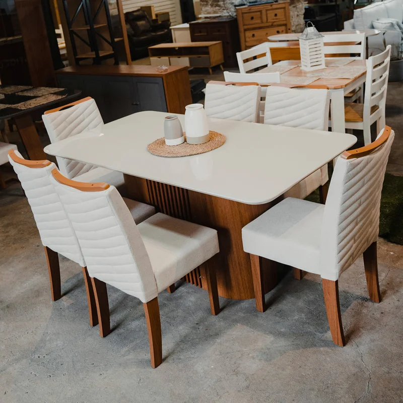 Mesa de Comedor Grande Línea París Gris en Gris - Mesas de comedor, Uruguay | Ecowood, vista 10