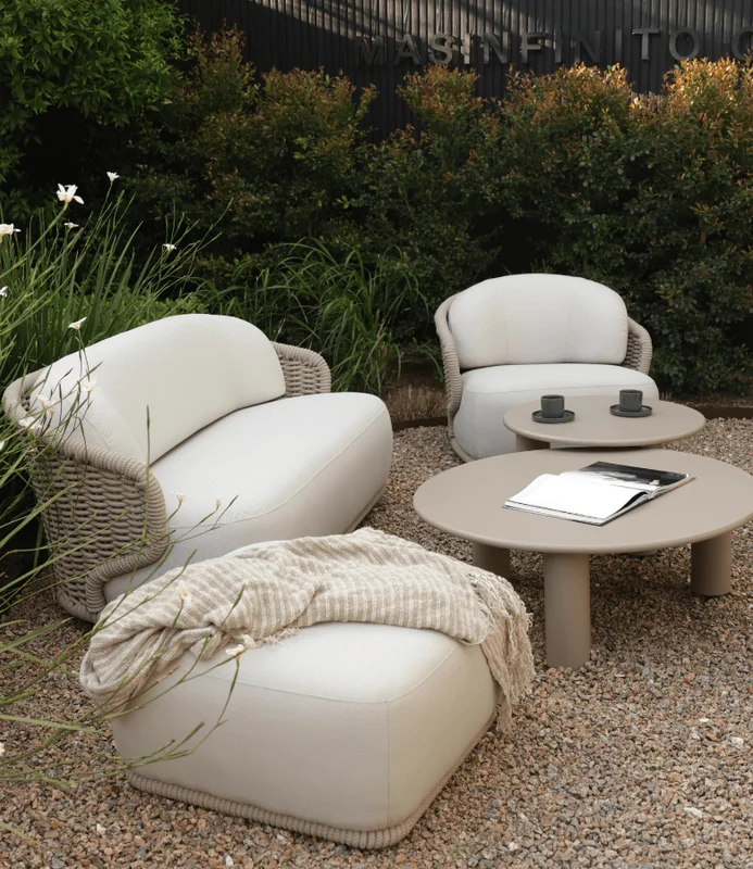 PUFF MALLORCA en Gris - Muebles para el exterior, Uruguay | Más Infinito Casa, vista 4