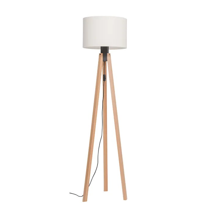 Lámpara de Pie Madera Triple Economy 38 cm en Madera natural - Lámparas de pie, Uruguay | Berna home