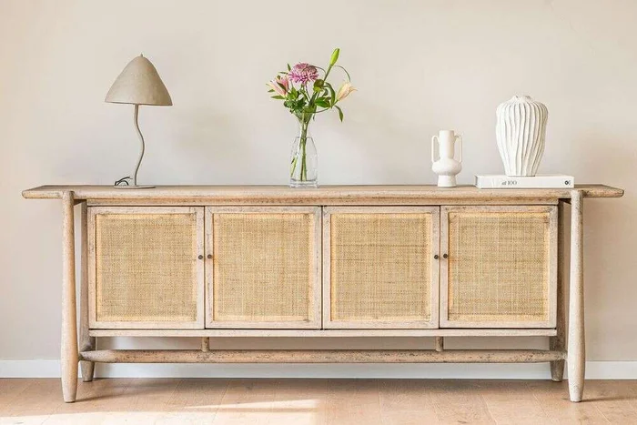 APARADOR SAKURA - PINO MACIZO RECICLADO GRIS en Madera natural - Muebles para TV, Uruguay | La Iberica, vista 12